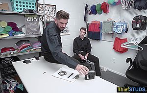 LP officer spending a boring day on a big cock at work