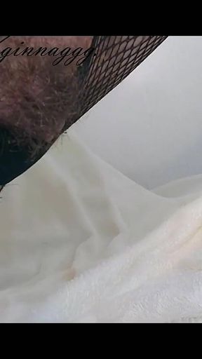 I Will Open My Huge Hole and Shove It Under Your Nose to Sniff and Lick My Unshaven Cunt Ginnagg