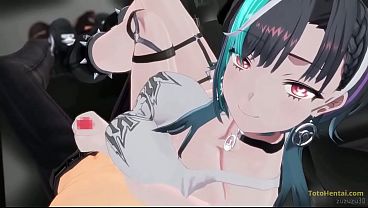 Las VTubers Rindo Chihaya, Nakiri Ayame y Shirakami Fubuki sacando leche de j&oacute_venes pajilleros