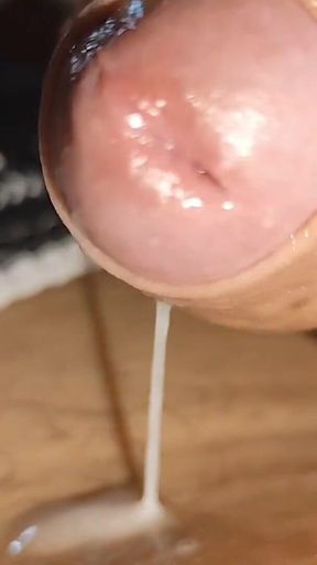 The Largest Production of Pre Cum in the World in a Single Sharpening.