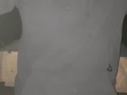 Slow motorbike ride and jerk brown cock out shorts leg, he stalled the engine on climax