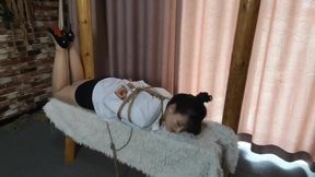 Chinese Bondage - Secretary Rope Gagged