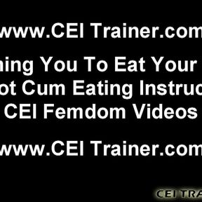 Eating your own cum has many benefits CEI