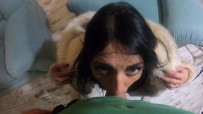 milfycalla- face fuck while wearing white fur coat and ugg boots