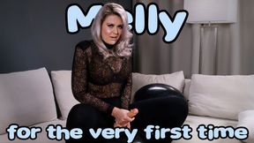 1743 for the very fist time Melly jerk off balloons dirty talk