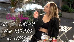 All the smoke that enters my lungs