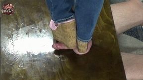 Two Sandal Ball Crushing! (Ms D POV) HD