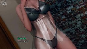 Eternum 4 - Penelope Forgets Orion Is Home Shows Off Her Night Dress