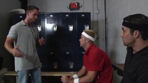 BigDicksAtSchool.com: College student Mike De Marko and athletic Cooper Reed throat fuck