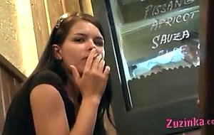 Masturbation at the public toilet