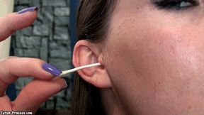 Deep Ear Cleaning with Q-Tips - 720p