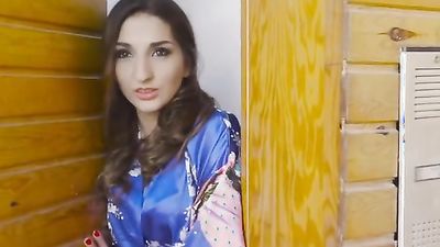 Salesman fucking hot Latina wife after she says she can suck better then his vacuum