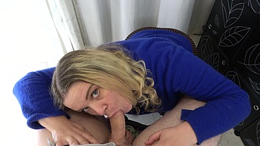Stepmom prepares stepson's dick for college