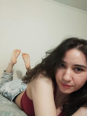 Playing with my feet