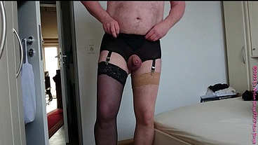 Welche Farbe der Nylons für das Kleid