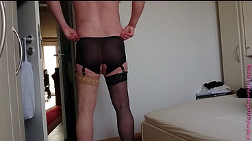 Welche Farbe der Nylons für das Kleid