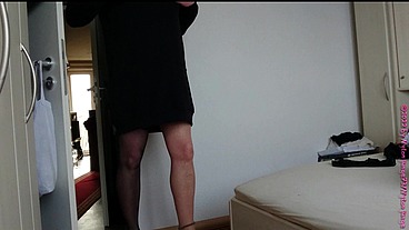 Welche Farbe der Nylons für das Kleid