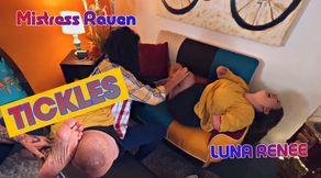 MISTRESS RAVEN TICKLES LUNA RENEE