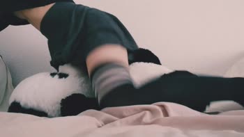 Mycherrysnowplow's Kawaii Ride: Jumping Dick & Cum in Skirt