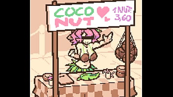 Animated 3D babe seduces with huge boobs and big cock