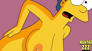 MARGE IS SURPRISED BY A COCK IN THE ASS THE SIMPSONS PORN