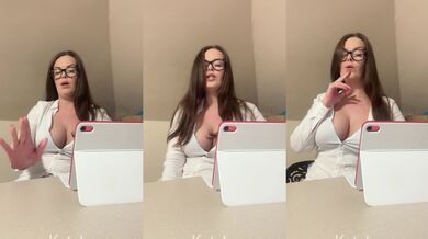 MILF Secretary Boss Chokes Your Cock with JOI Domination
