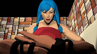 Incredible thick Chun Lia big ass booty fucking in Sex Fighter 3d HD