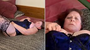 Granny Nurse Chapel'_s BWC Dildo Assisted Masturbation &amp_ Orgasms