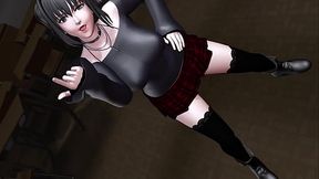 Mikasa G&oacute_tica se pone a bailar como la perra amante del senen que es