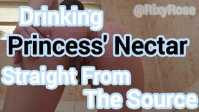 Drinking Princess' Nectar Straight From The Source