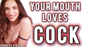 Your Mouth Loves Cock Bisexual Encouragement Make Me Bi Fantasy with Goddess Vivien