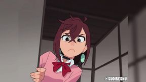 Big-Titted Anime Babe Gives Steamy Paizuri Handjob for Hardcore Game Fun Sex Scene