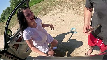 Pissing through the window and mouth piss on the road