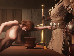 baldur s gate 3 work off a payment at a inn animation a
