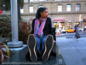 HER SIZE 10 WIDE NASTY STINK INTERVIEWED ME