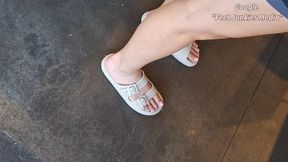 Pretty Long Becky Feet At Chipotle