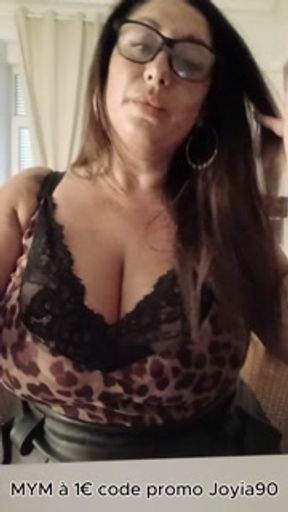 return of your Belgian MILF Instructions in French (JOI FR)