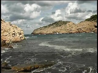 Excellent hottie with giant breasts gets her vagina licked outdoors