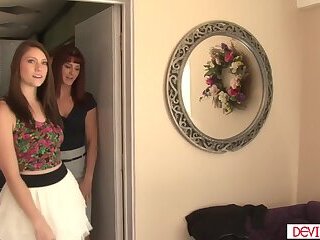 Young student fucks old teacher to promote her