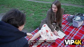 Wild Osage Cunty gets her tight ass drilled & her tight pussy creamed in a wild outdoor frenzy with Alexander TDA & Livia Venom