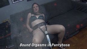 Eve has Bondage orgasms in pantyhose 3
