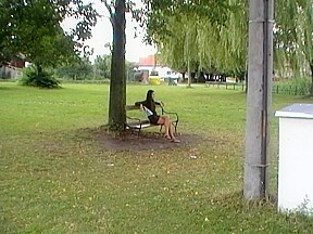 dilettante sex with wicked angel fucking in nature's garb outdoor