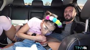 Sona Bella enjoys a wild ride with a big cock&#x1F32D; on the way home
