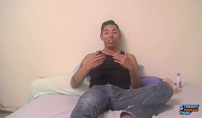 straightnakedthugs rion rivers fucks his toy and jerks off before cumming all o