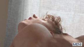 MEN- Miguel Exotic is enjoying lying , touching himself sensually, when he's joined by Felix Fox
