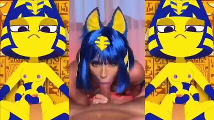 Ankha cosplay PMV/HMV