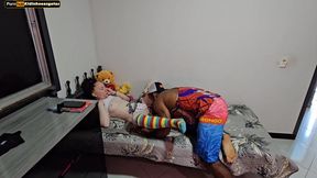 Sexy wife and her friend's hubby get wild in an orgy