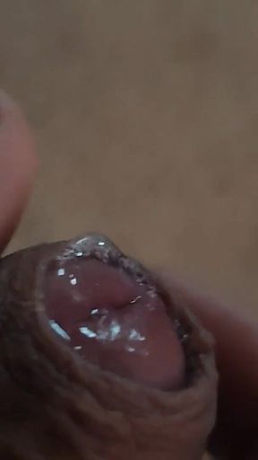 Boy with a Red Dick About to Explode.