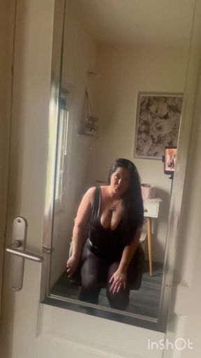 JOI in Front of Your Reflection in the Mirror