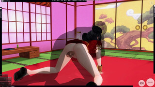 3D HENTAI Girl fucking doggy style on Lunar New Year